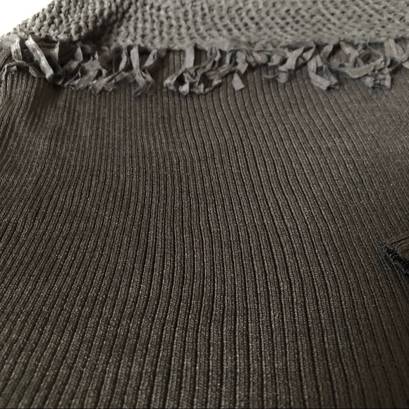 Stonebridge Signature Fringed Off Shoulder Sweater - Picture 6 of 6